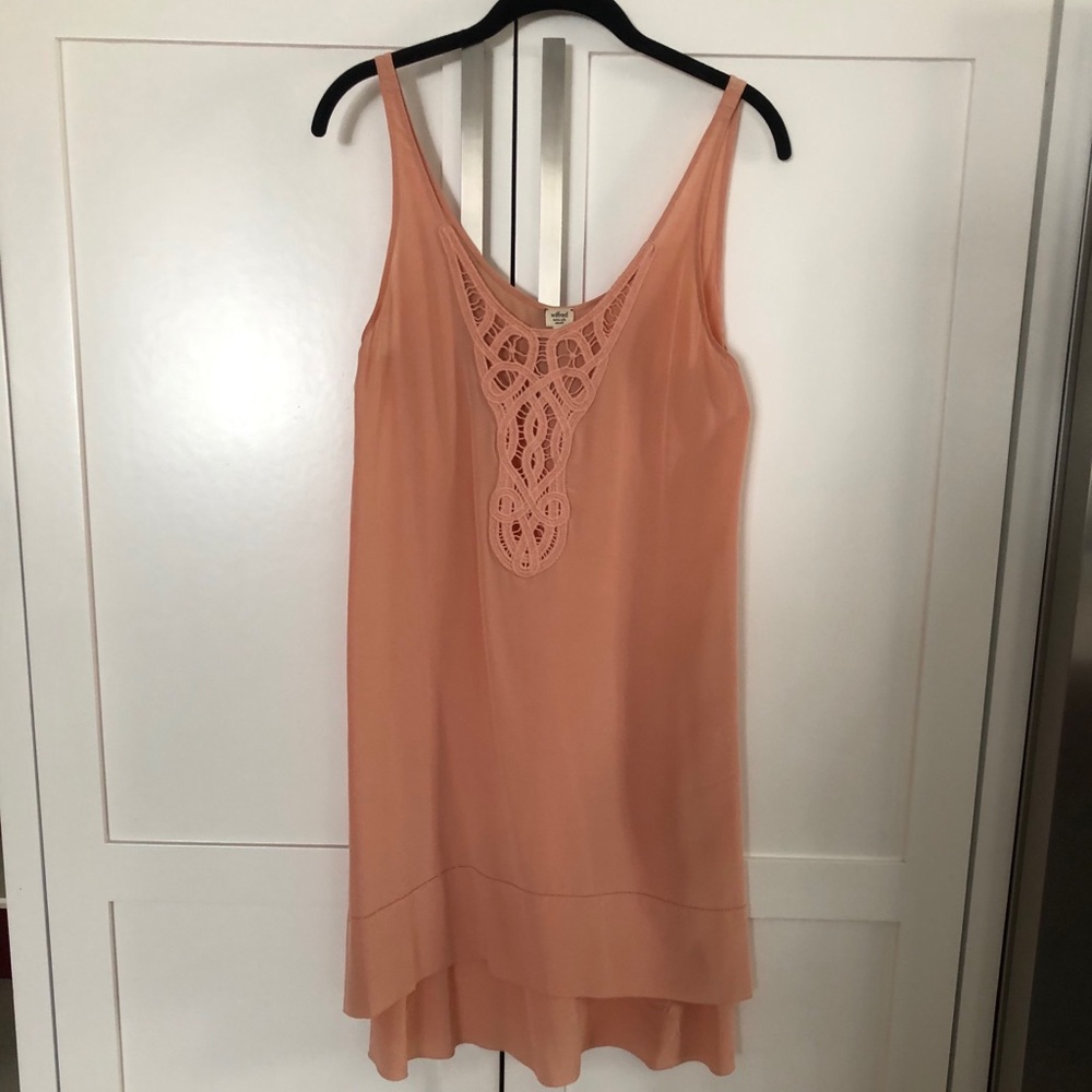 Aritzia Wilfred Silk Dress Pink Small